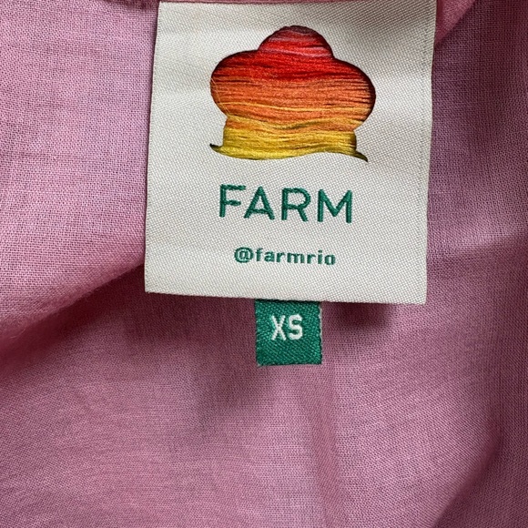 Farm Rio Pink Ruffled Blouse - Picture 5 of 5